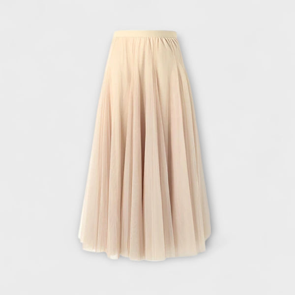 Lucia – Plissierter Mesh-Midirock