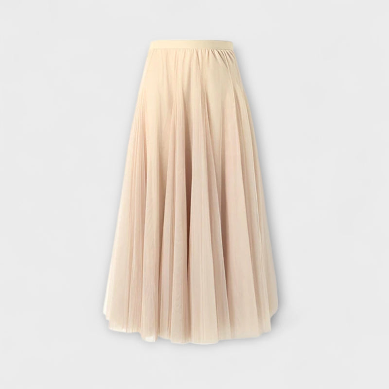Lucia – Plissierter Mesh-Midirock
