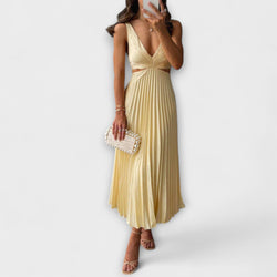Lara – Elegantes plissiertes Abendkleid