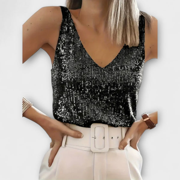 Cecilia – Glitzerndes Paillettentop