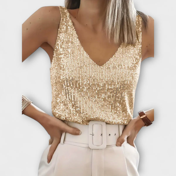 Cecilia – Glitzerndes Paillettentop