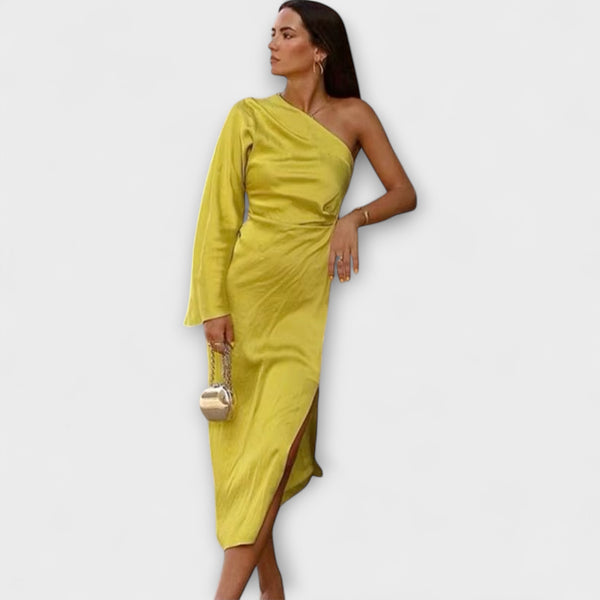 Mariosa – One-Shoulder Maxikleid