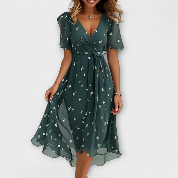 Lucia – V-Ausschnitt Kleid