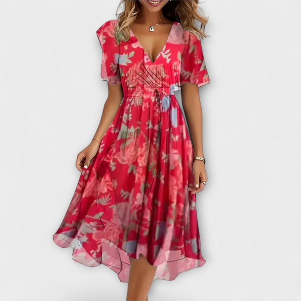 Lucia – V-Ausschnitt Kleid