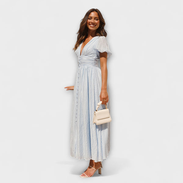 Enrica – Maxikleid mit V-Ausschnitt