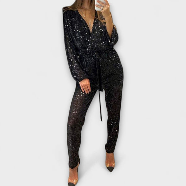 Eva – Glitzernder Jumpsuit