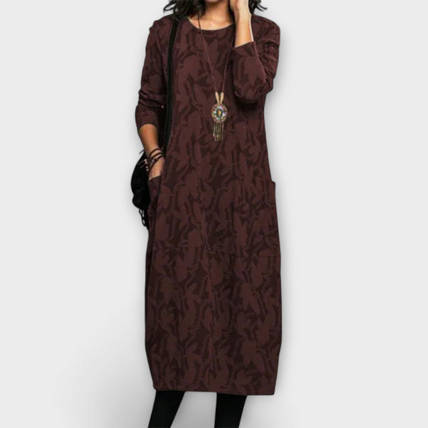Amalia – Praktisches Langarmkleid