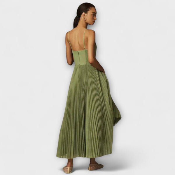 Cloe – Plissiertes Midikleid