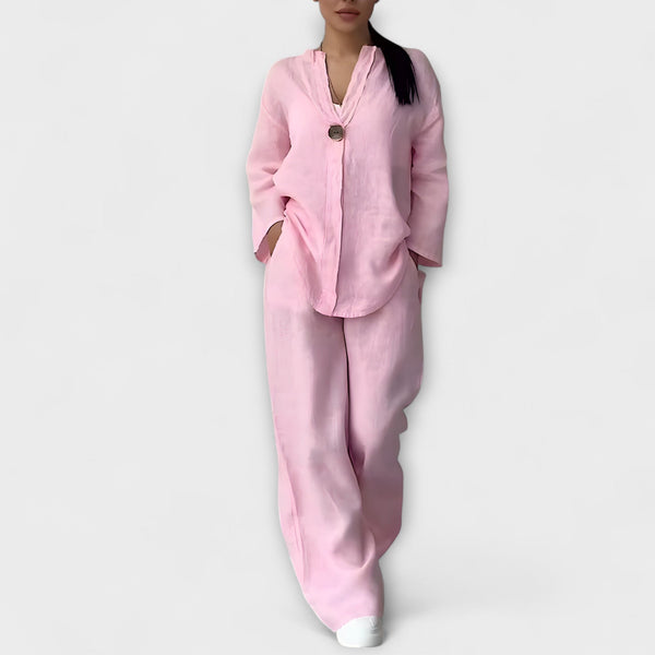 Cristina – Damen-Leinen-Set