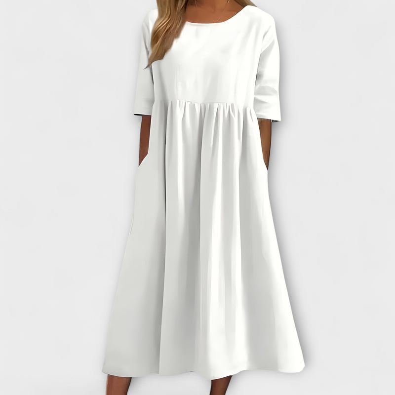 Aria – Locker geschnittenes Baumwollkleid