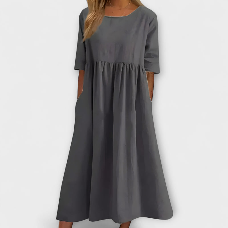 Aria – Locker geschnittenes Baumwollkleid