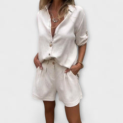Lucia – Leinen-Set für Damen