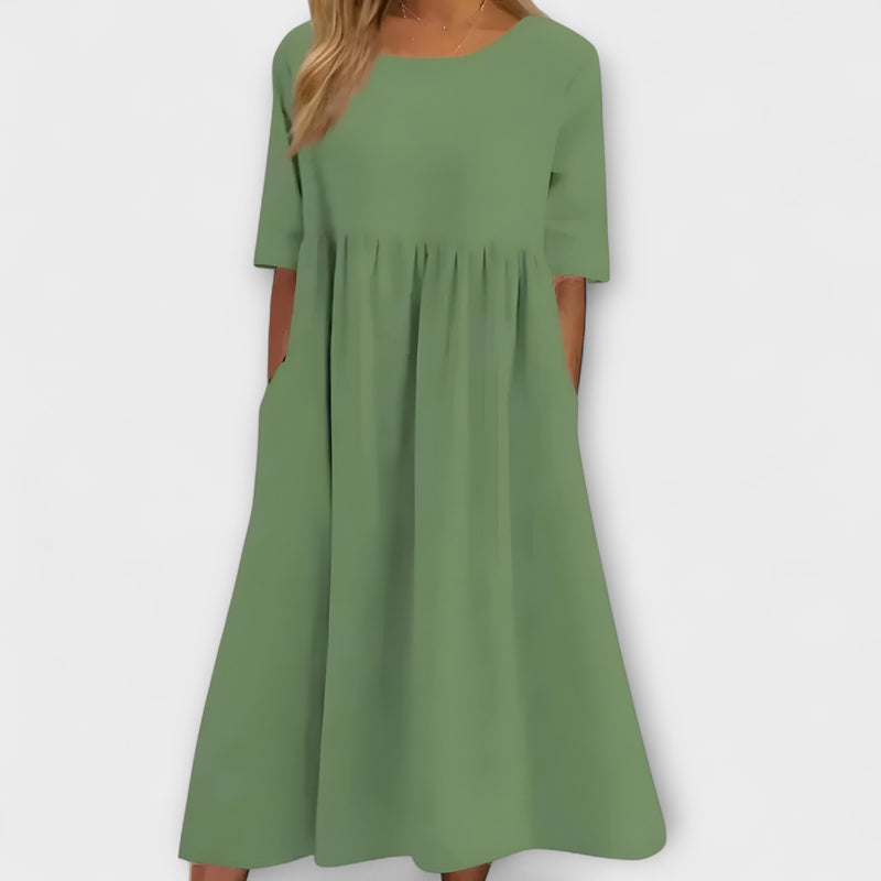 Aria – Locker geschnittenes Baumwollkleid